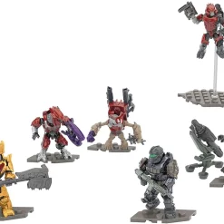 Best Sale 🔥 Halo Infinite Banished Garrison Pack Mini Figure 6-Pack Set [Spartan Trailblazer, UNSC Marine, Brute Chieftain, Brute Warrior, Brute Mule & Elite Mercenary] 🤩 -Mega Bloks & Construx Store megahdp61 inset4
