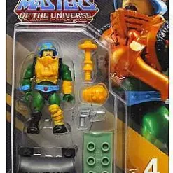 Cheap 🥰 Mega Construx Masters of the Universe Heroes Series 4 Man At Arms Mini Figure 👏