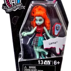 New 🌟 Monster High Mega Bloks Ghouls Skullection Series 3 Lorna Mini Figure ⭐