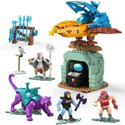 New 🎁 Mega Construx Masters of the Universe Panthor at Point Dread Set [with Battle Armor Skeletor, Zodac & Temple of Darkness Sorceress] ⭐ -Mega Bloks & Construx Store megapanthor inset3