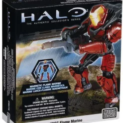 Wholesale 😍 Mega Bloks Halo Magnetic Figures UNSC Flame Marine Set #29678 [Red] 😍