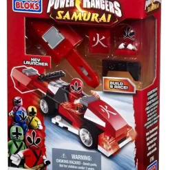 Discount π₯° Mega Bloks Power Rangers Samurai Red Pocket Racer Set #5766 π―