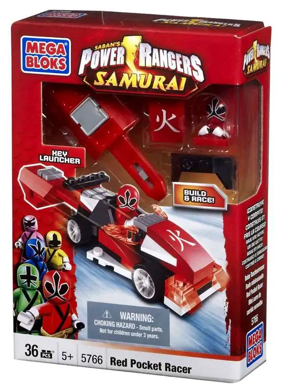 Discount π₯° Mega Bloks Power Rangers Samurai Red Pocket Racer Set #5766 π― 3 Discount π₯° Mega Bloks Power Rangers Samurai Red Pocket Racer Set #5766 π―