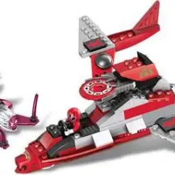 Buy 👍 Mega Bloks Power Rangers Samurai Red Ranger Showdown Set #5789 ✨ -Mega Bloks & Construx Store redrangershodown inset1
