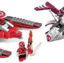 Buy 👍 Mega Bloks Power Rangers Samurai Red Ranger Showdown Set #5789 ✨ -Mega Bloks & Construx Store redrangershodown inset2