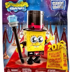 Cheapest 🤩 Mega Bloks Spongebob Squarepants Micro Figures Series 1 Spongebob 2015 Exclusive Figure #38420 [Bagged] 🧨