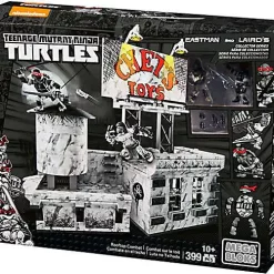 Cheap 🥰 Mega Bloks Teenage Mutant Ninja Turtles Collector Rooftop Combat Exclusive Set [Damaged Package] ❤️