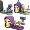 Deals 😍 Mega Construx Masters of the Universe Skeletor Skull He-Man Jet Sled, Trap Jaw Laser Cannon & Fisto Cliff Climber Set of 3 🛒 -Mega Bloks & Construx Store skeletorskullset3