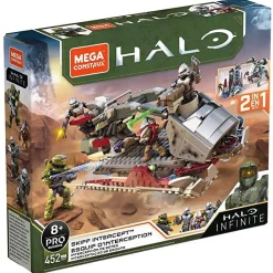 Budget ✨ Halo Infinite Skiff Intercept Set [Includes Spartan MK VII, 2 Brute Warriors & Grunt Conscript] 😀