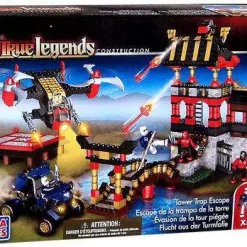 New 💯 Mega Bloks True Legends Construction Tower Trap Escape Set 🎁